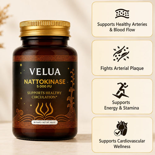 Support Healthy Arteries, Healthy Circulation & Cardiovascular Wellness - Naturally, With Nattokinase *