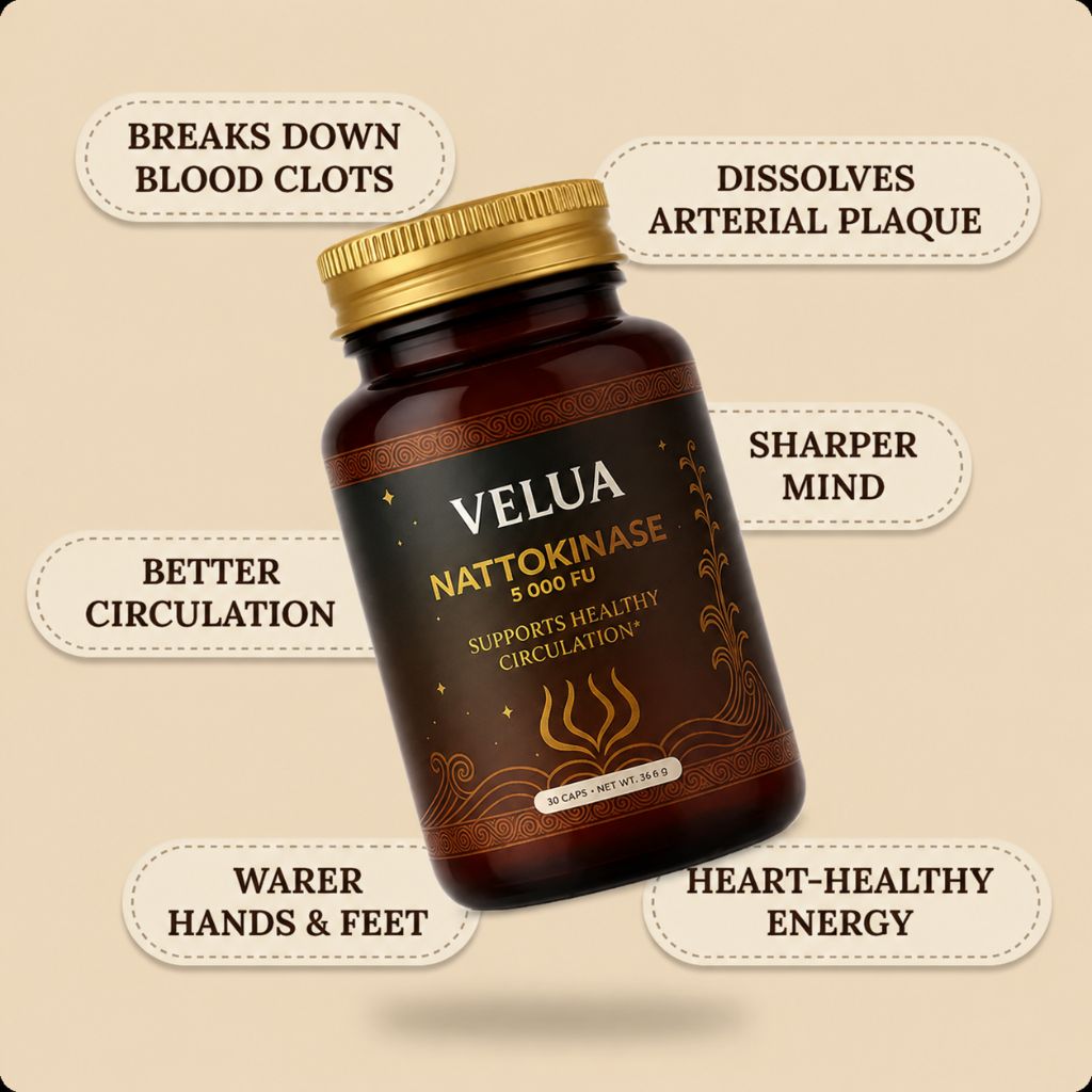 Support Healthy Arteries, Healthy Circulation & Cardiovascular Wellness - Naturally, With Nattokinase *