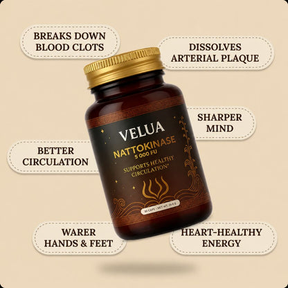 Support Healthy Arteries, Healthy Circulation & Cardiovascular Wellness - Naturally, With Nattokinase *
