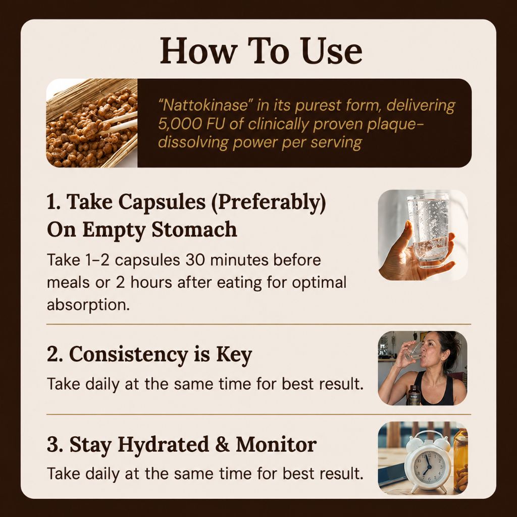 Support Healthy Arteries, Healthy Circulation & Cardiovascular Wellness - Naturally, With Nattokinase *