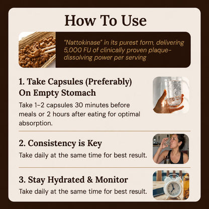 Support Healthy Arteries, Healthy Circulation & Cardiovascular Wellness - Naturally, With Nattokinase *